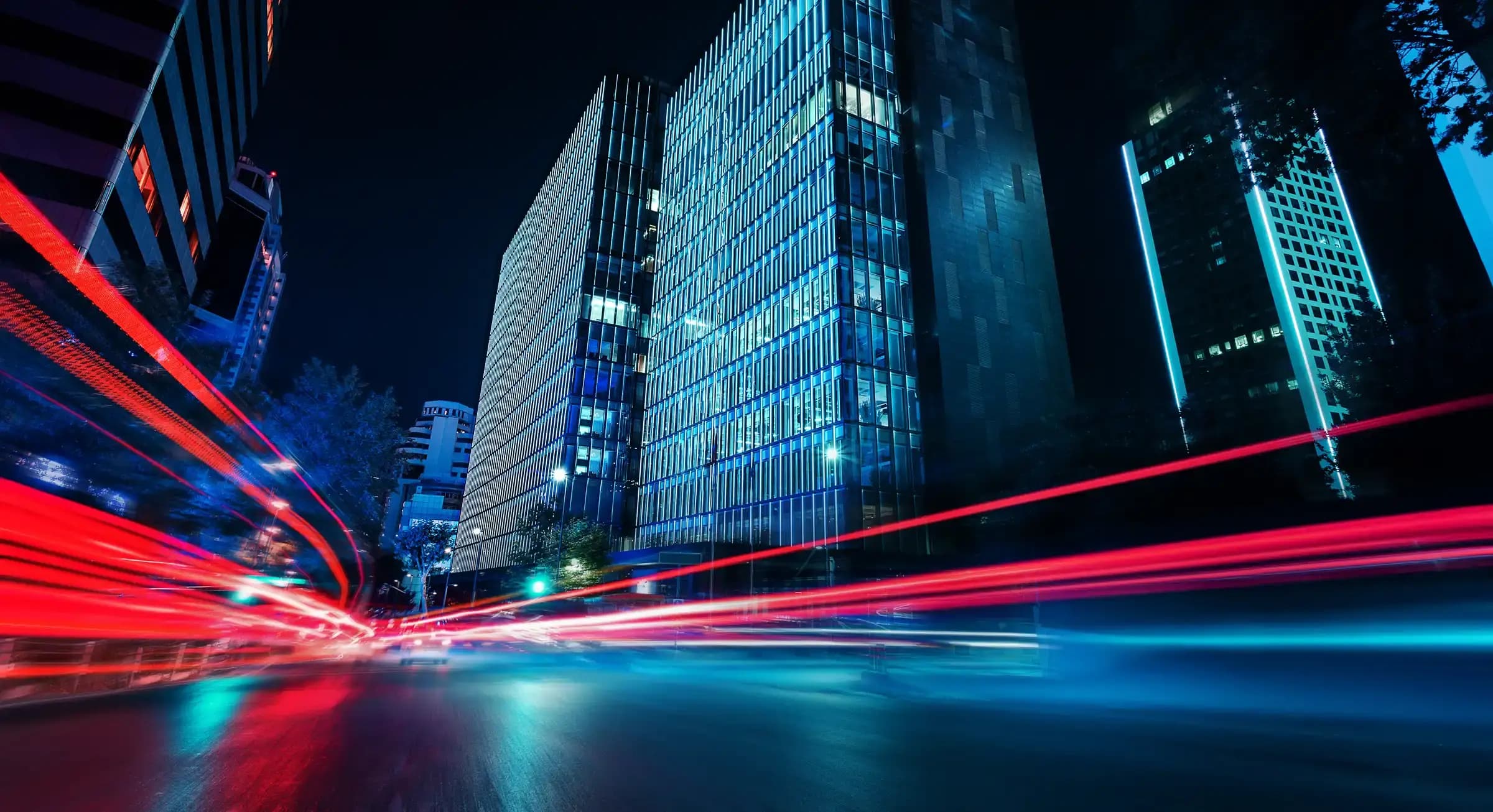The Ai Law office building at night